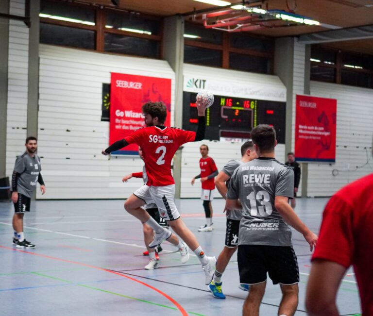 Mehr über den Artikel erfahren Herren Bezirksliga: SG KIT/MTV Karlsruhe 2 vs. TSV Knittlingen 2 – 21:27